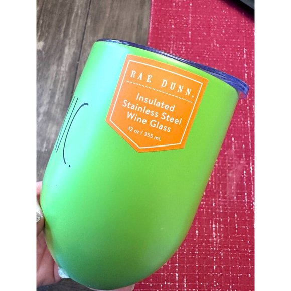 NEW Rae Dunn TOXIC HALLOWEEN WINE TUMBLER  Travel Cup Mug Stainless stee… - Picture 2 of 5